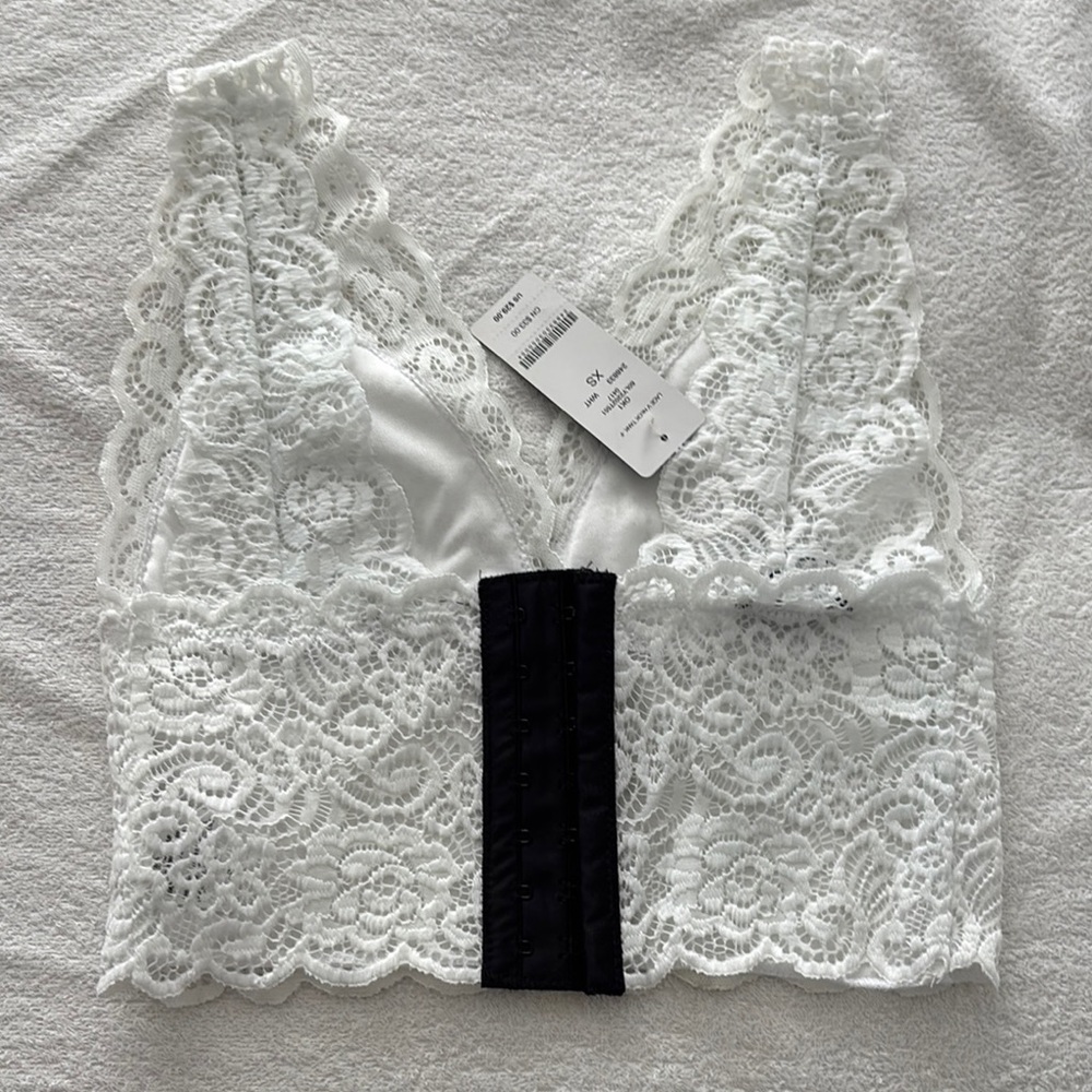 White Lace Tank by bebe - Picture 3 of 5